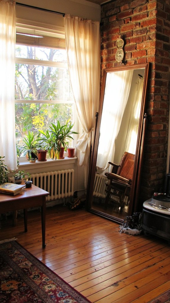 mirrors enhance natural light