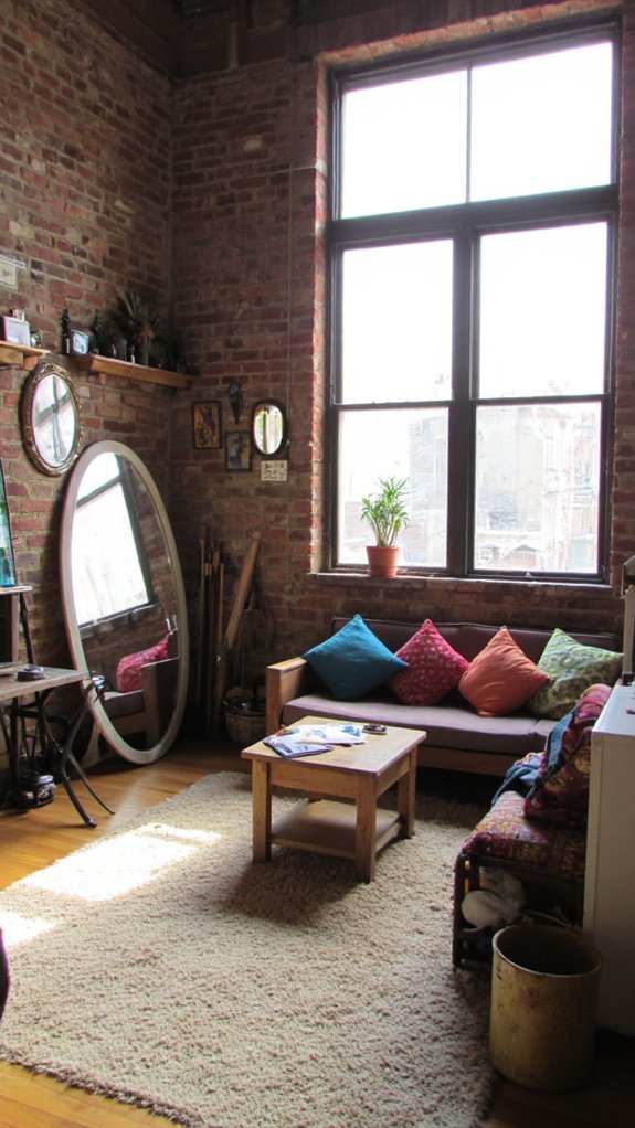 mirrors enhance natural light