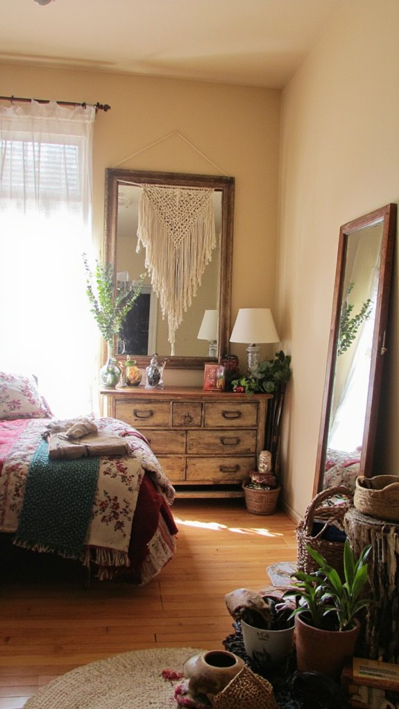 mirrors enhance open space