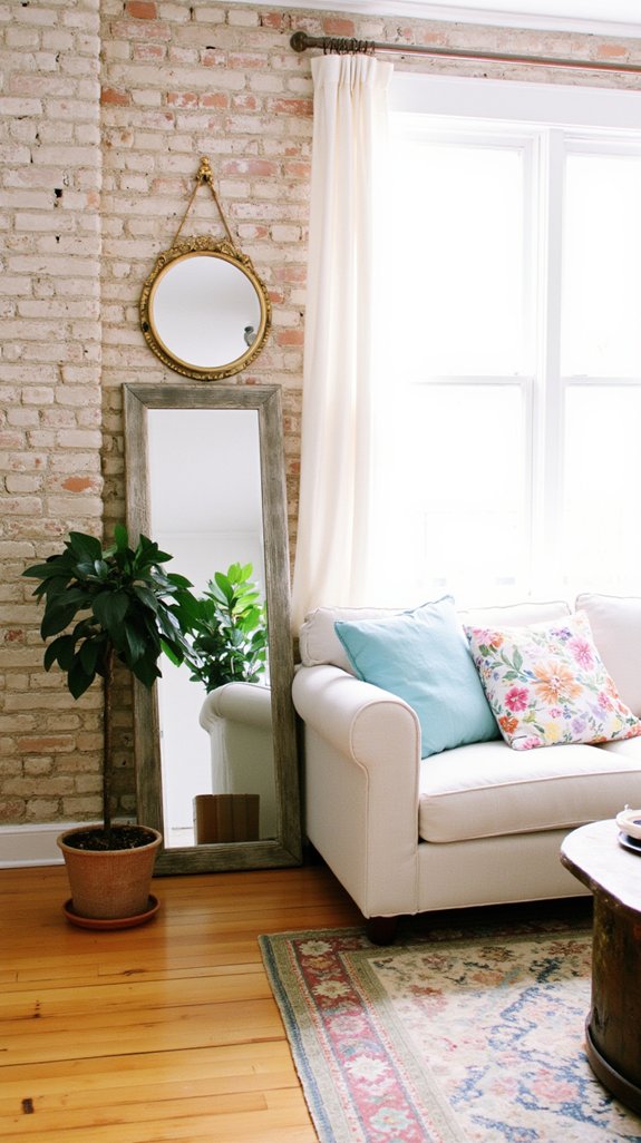 mirrors enhance room spaciousness