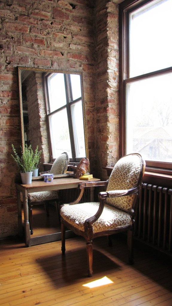 mirrors enhance space perception