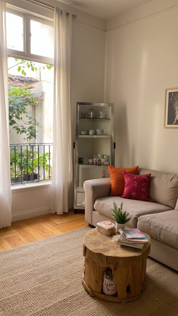 mirrors enhance spaciousness and light