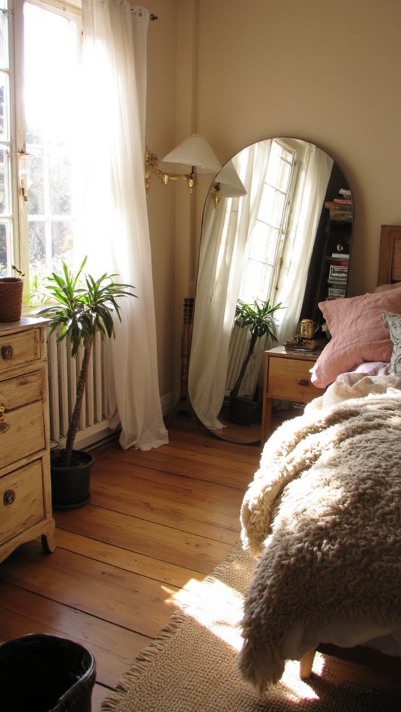 mirrors reflect light and space