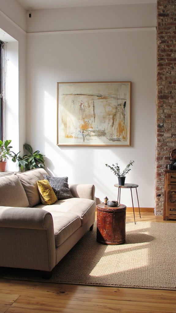 mixing furniture scales creatively