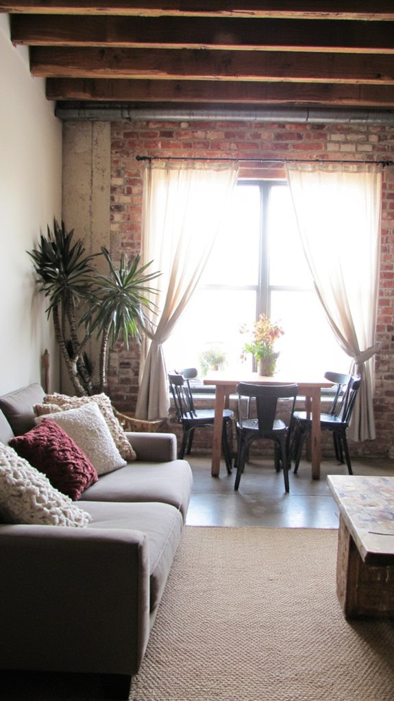 mixing textures enhances space