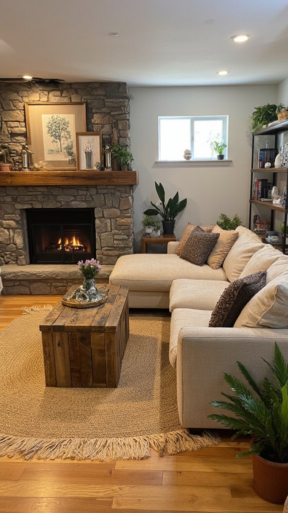 modern rustic decor blend