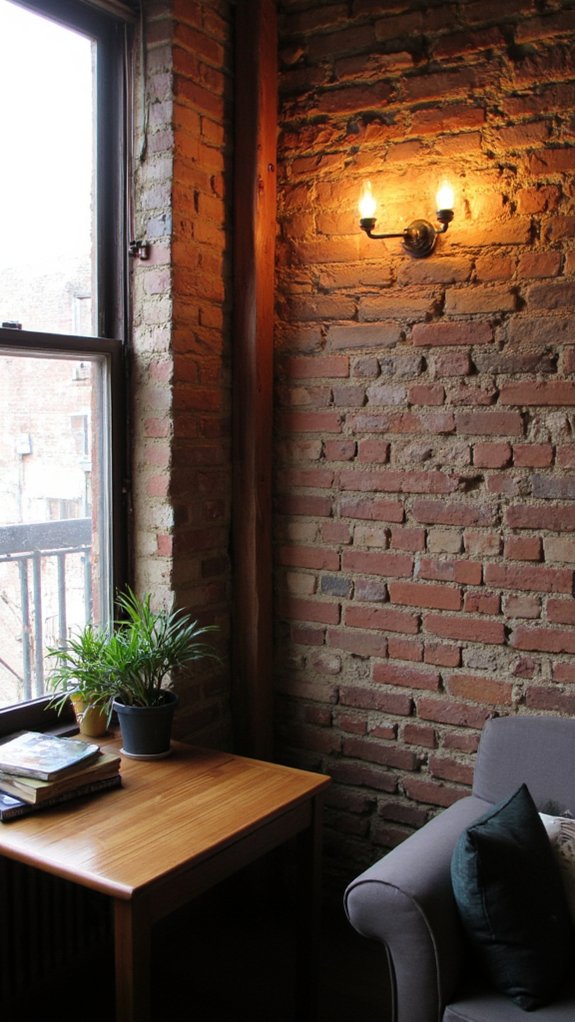 modern wall sconces enhance ambiance