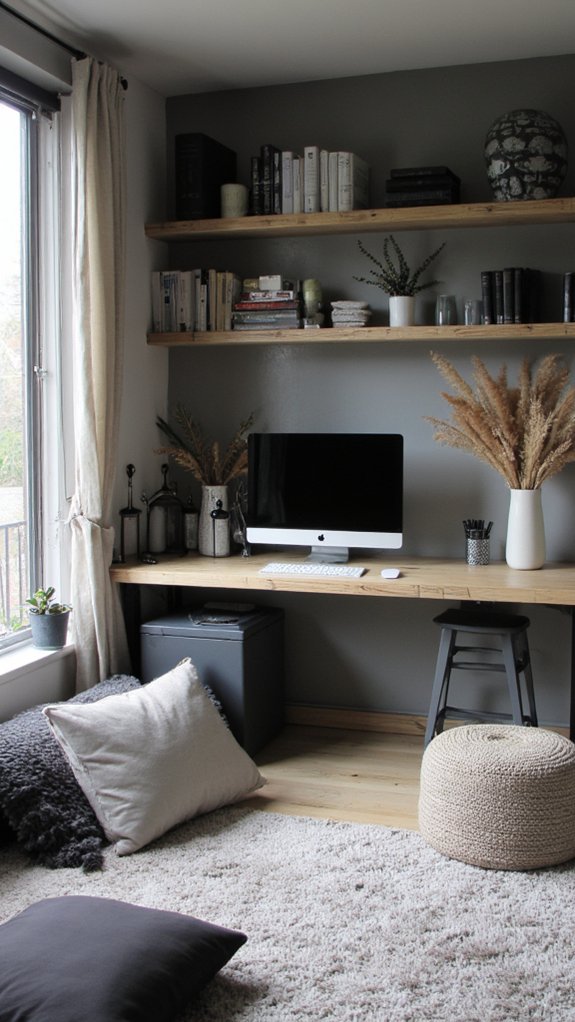 monochromatic serene room design