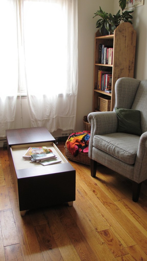 multifunctional furniture with storage