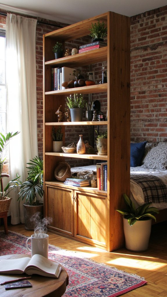 multifunctional storage room divider