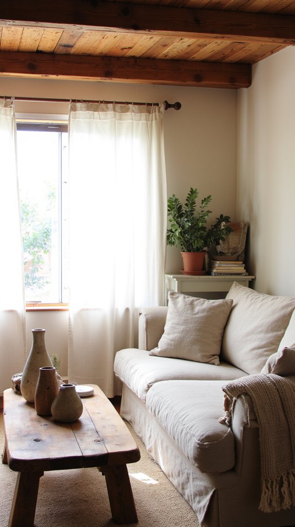 natural materials enhance warmth