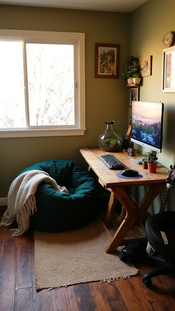 nature inspired calming decor