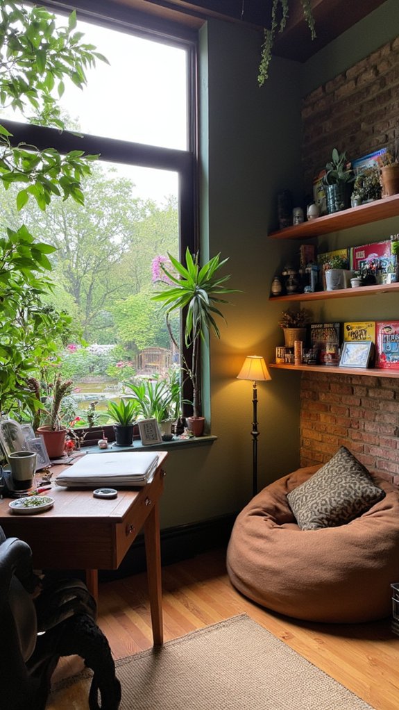 nature inspired gaming workspace