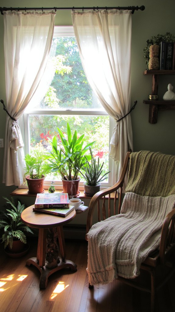 nature inspired reading sanctuary