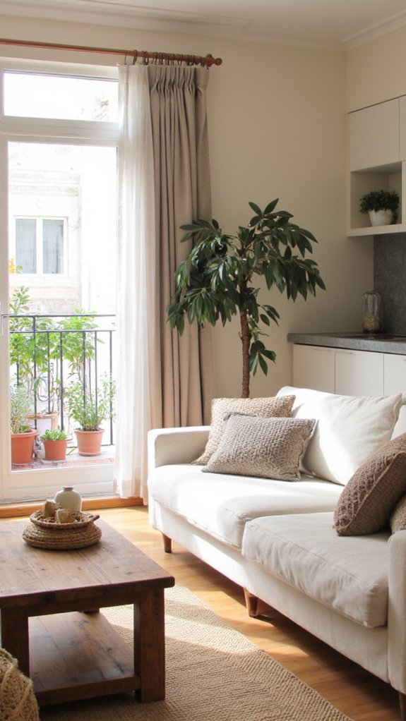 neutral colors enhance space