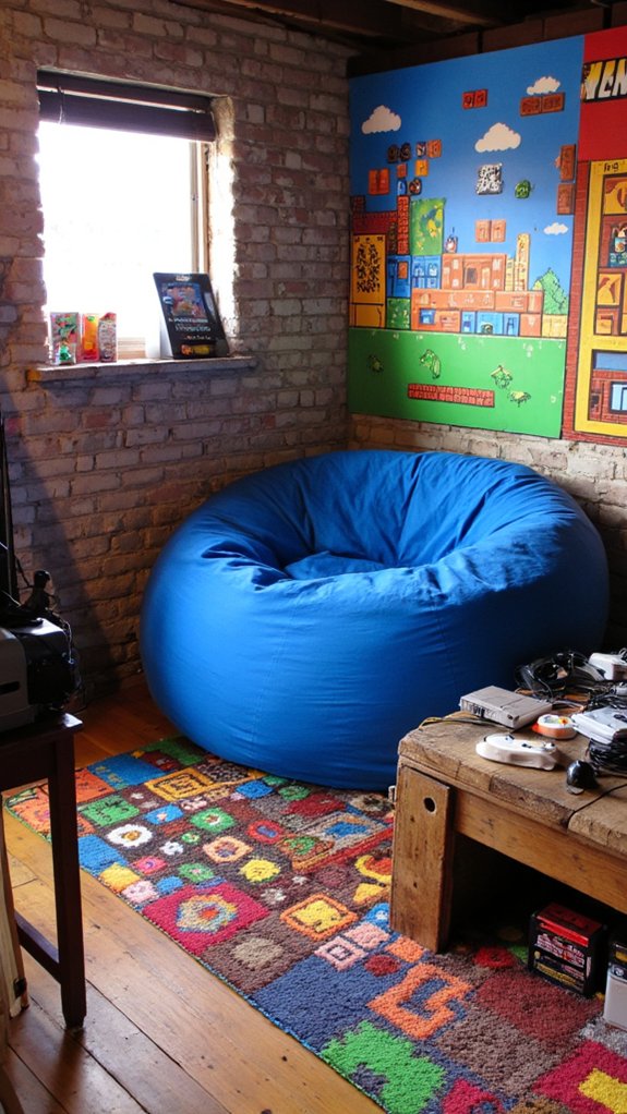 nostalgic pixel art decor