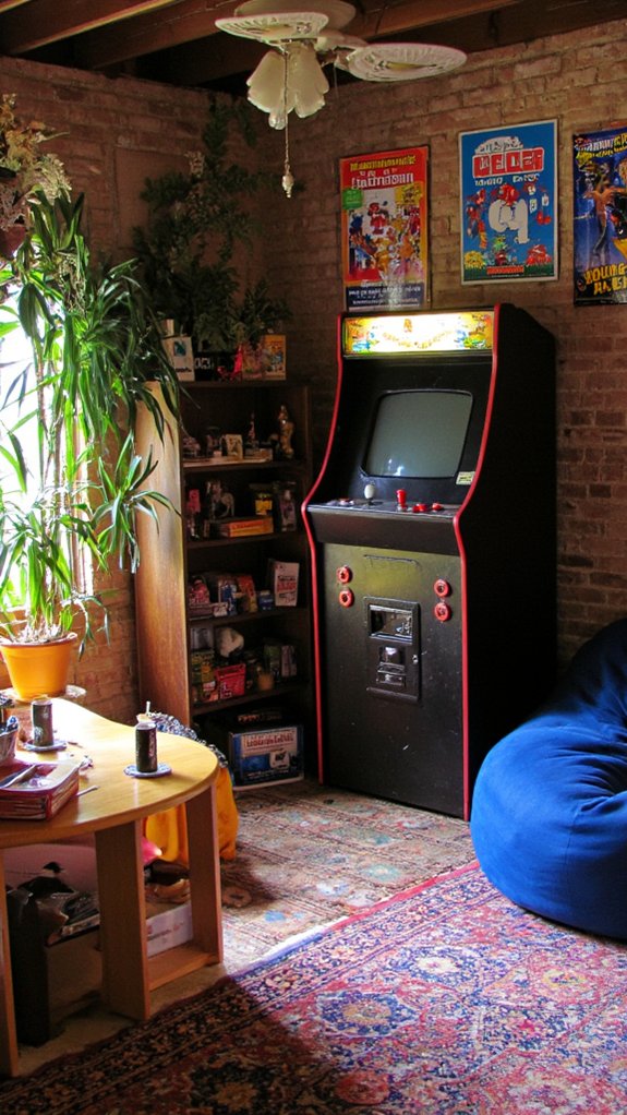 nostalgic retro gaming atmosphere