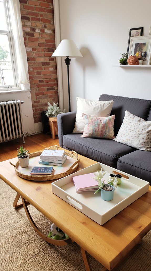 organized living room decor