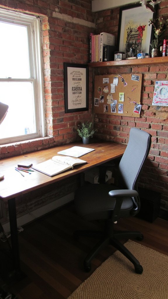 organized stylish productive workspace