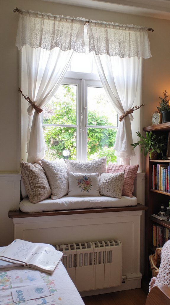 padded window sill comfort