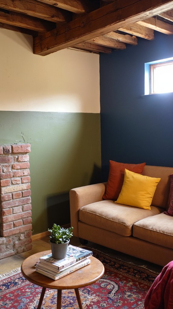 personalized basement color choices