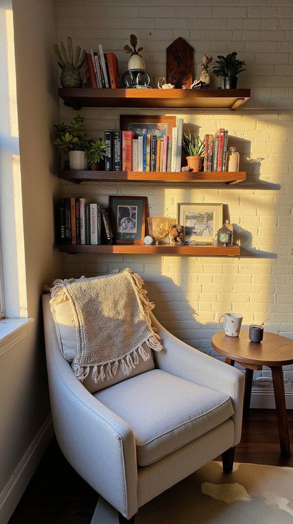 personalized cozy reading nook