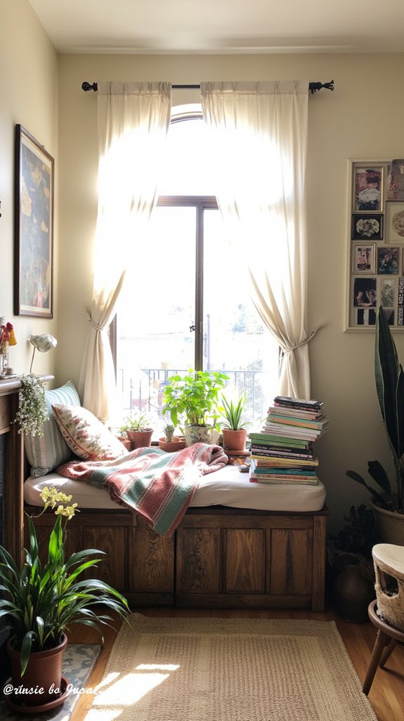 personalized cozy reading nook