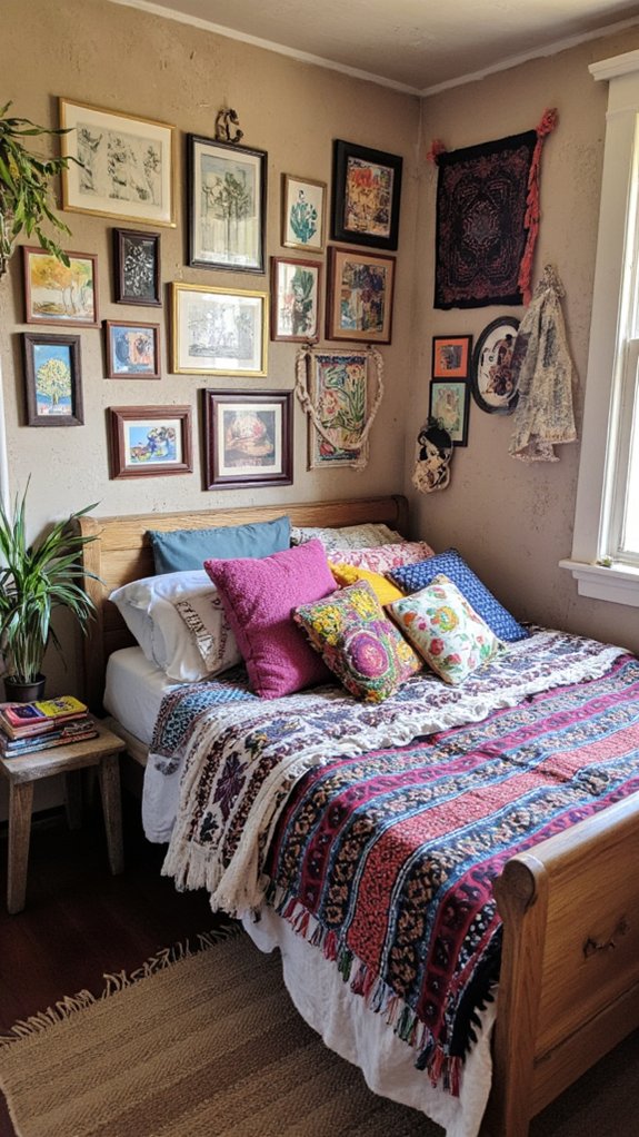 personalized eclectic gallery wall