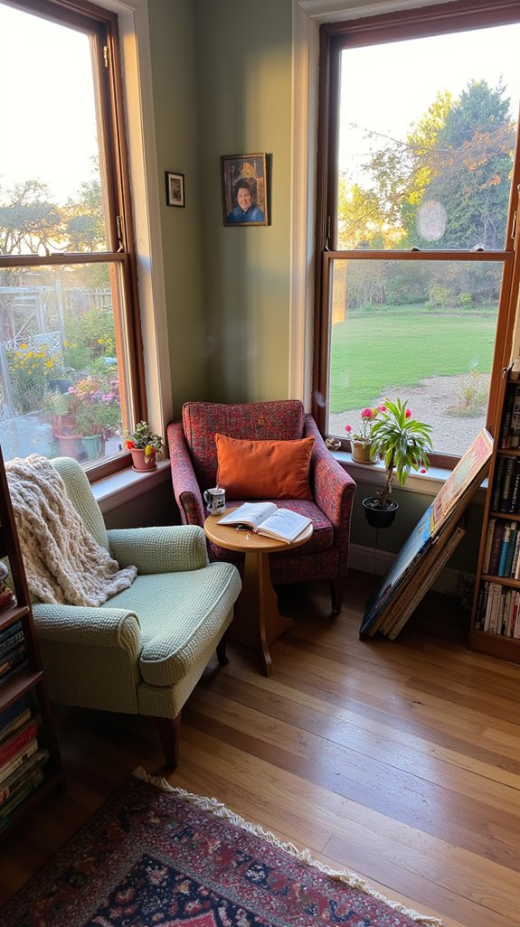 quiet corner with natural light