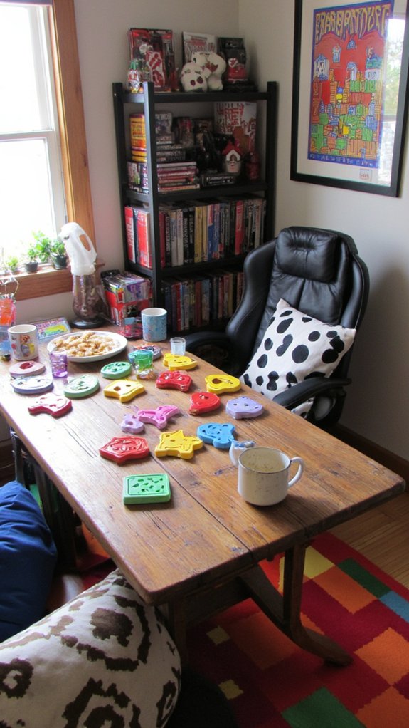 quirky gaming themed tableware