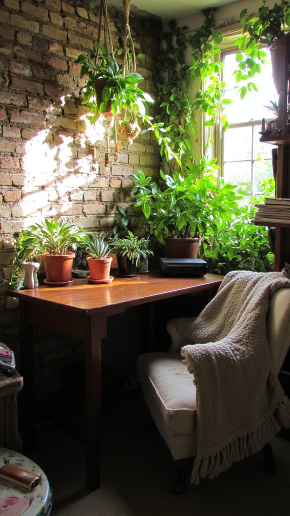 refresh gaming space with plants