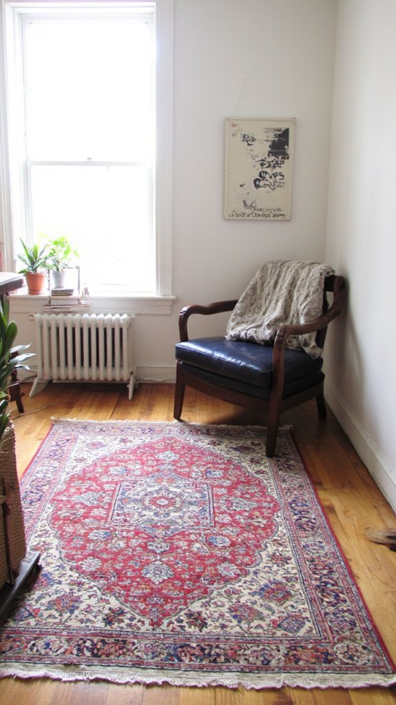 rugs defining cozy spaces