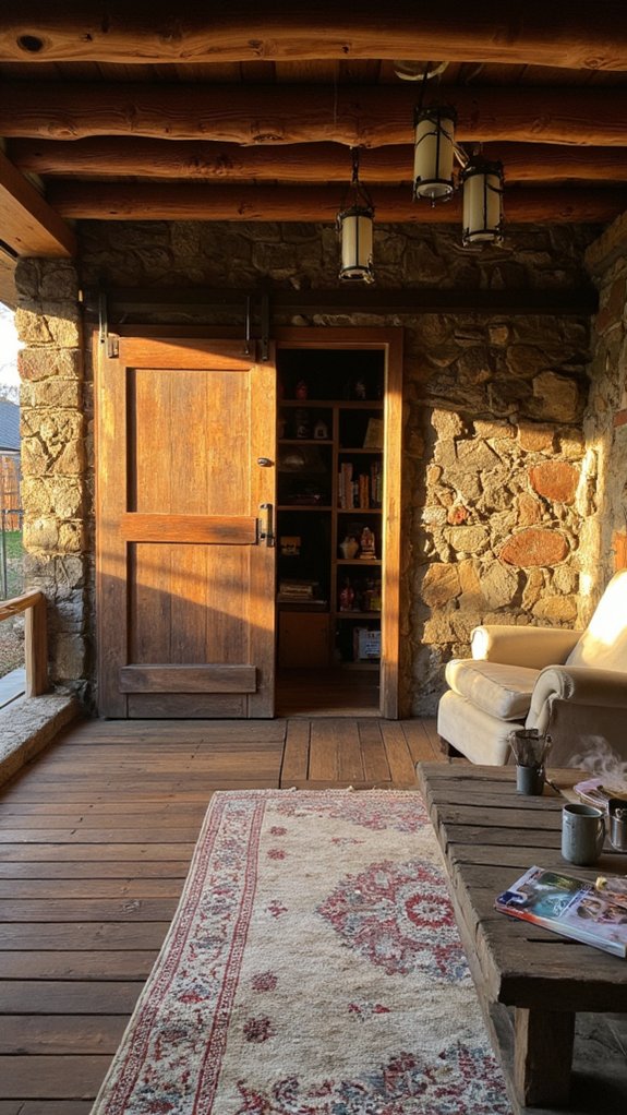 rustic barn doors charm