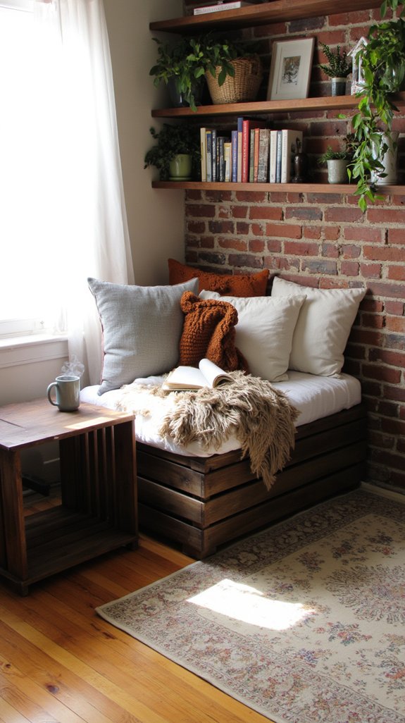 rustic crate seating solution