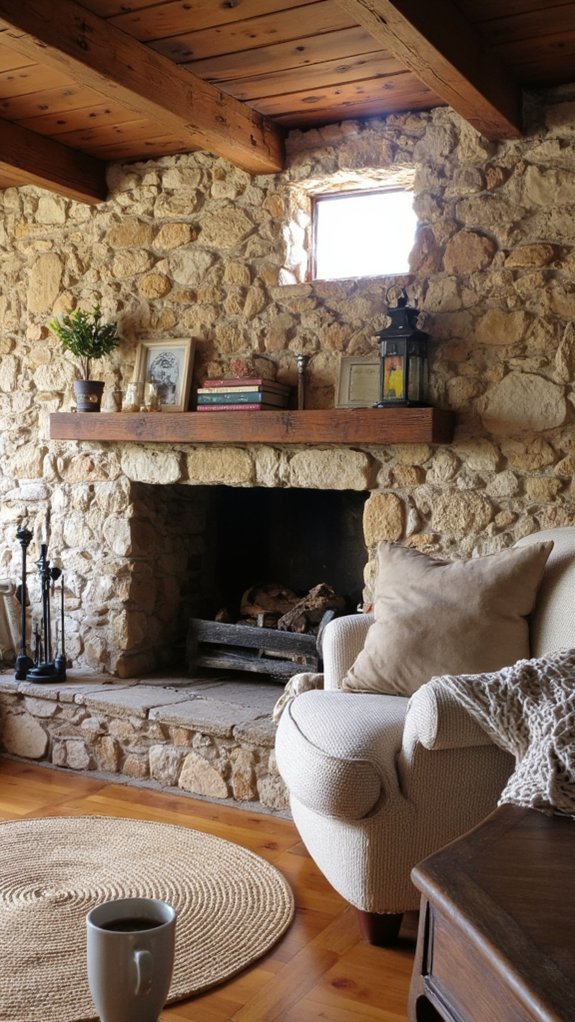 rustic warmth and relaxation