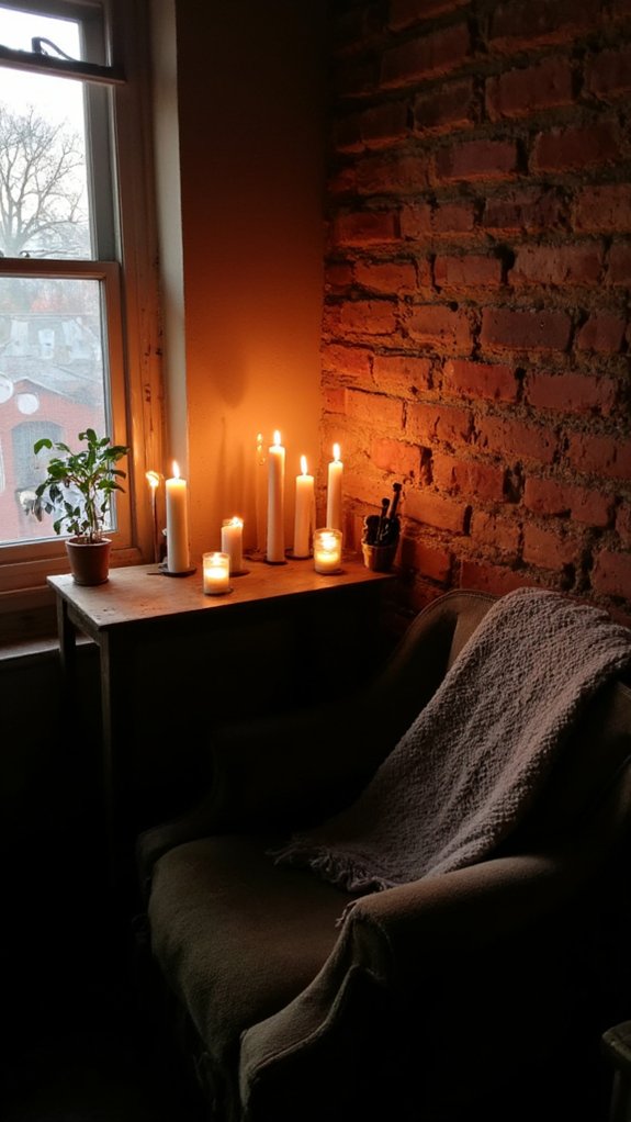 scented candles create intimacy