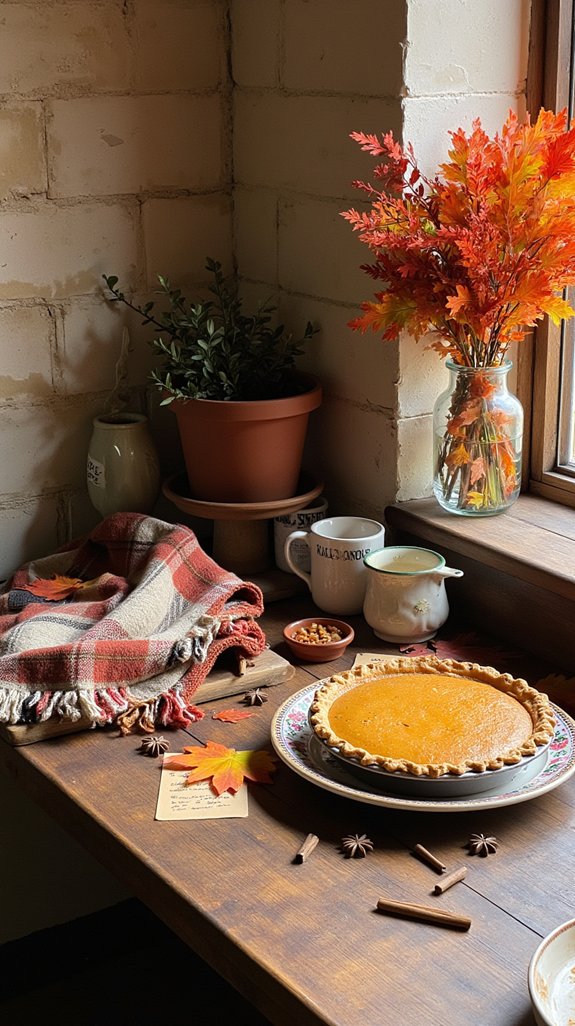 seasonal baking cozy display