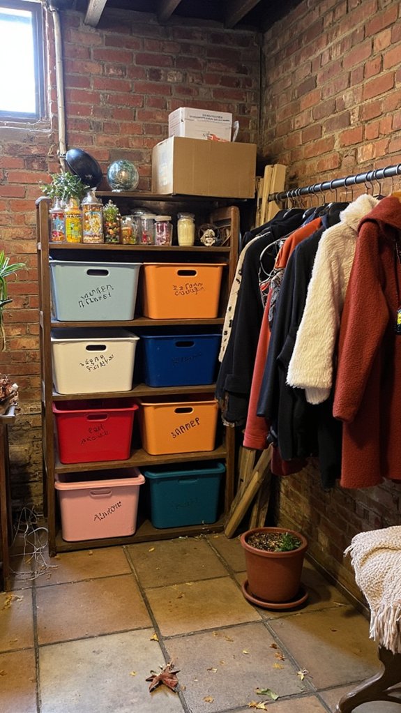 seasonal decor and clothing management