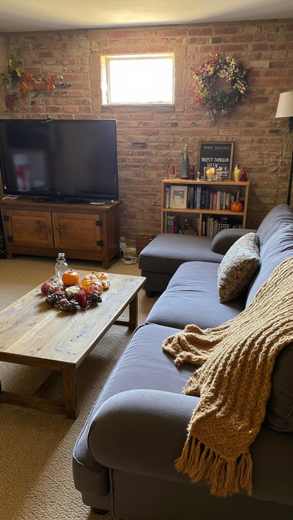 seasonal decor enhances coziness