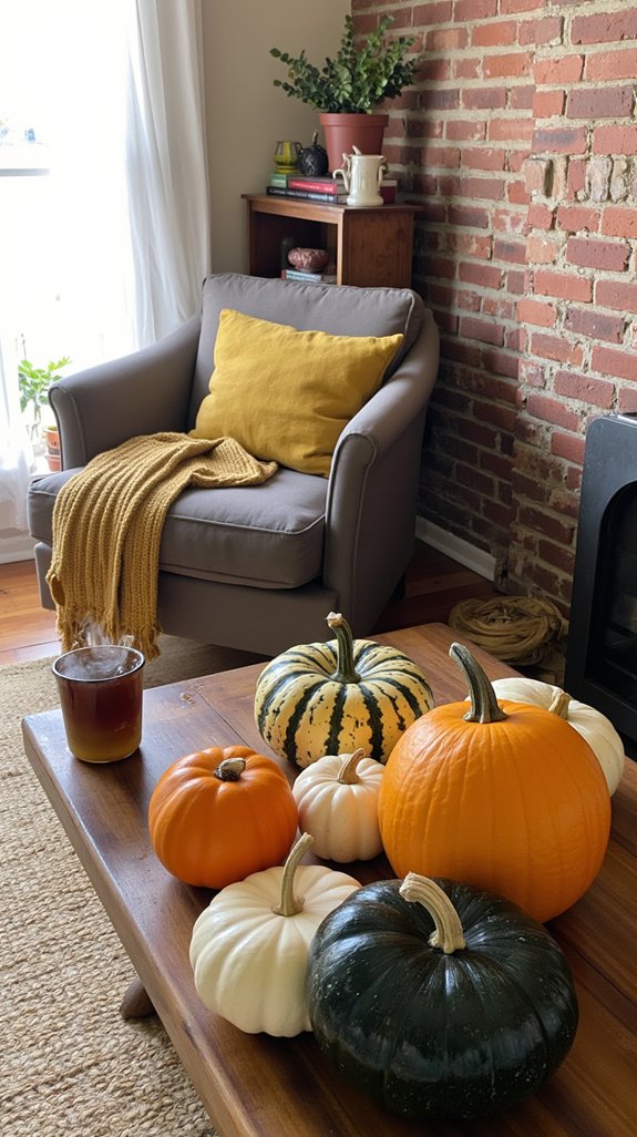 seasonal gourd home decor