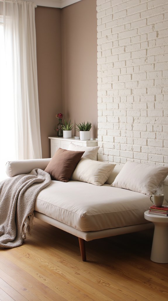 serene minimalist relaxation space