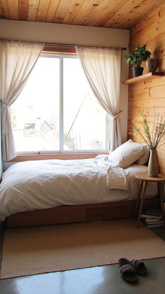 serene natural minimalist retreat