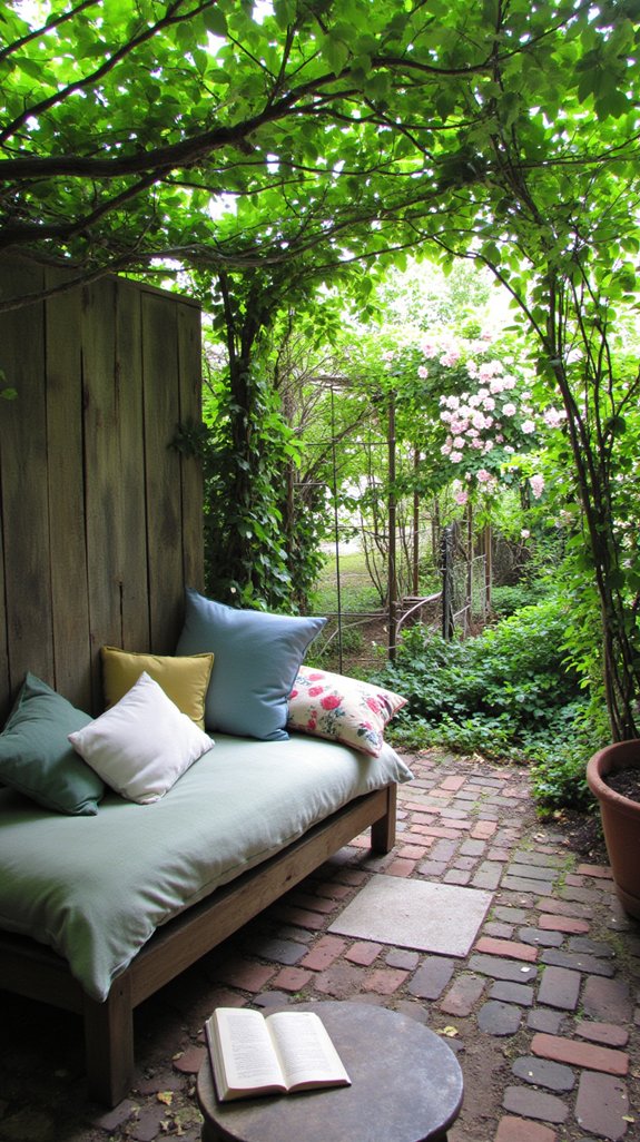 serene secret garden reading