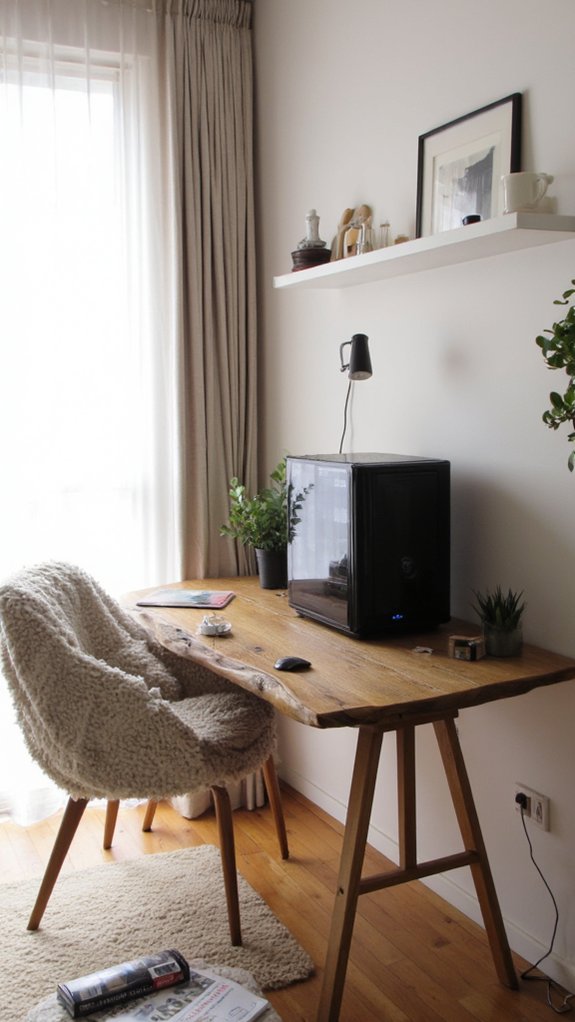 sleek distraction free workspace design