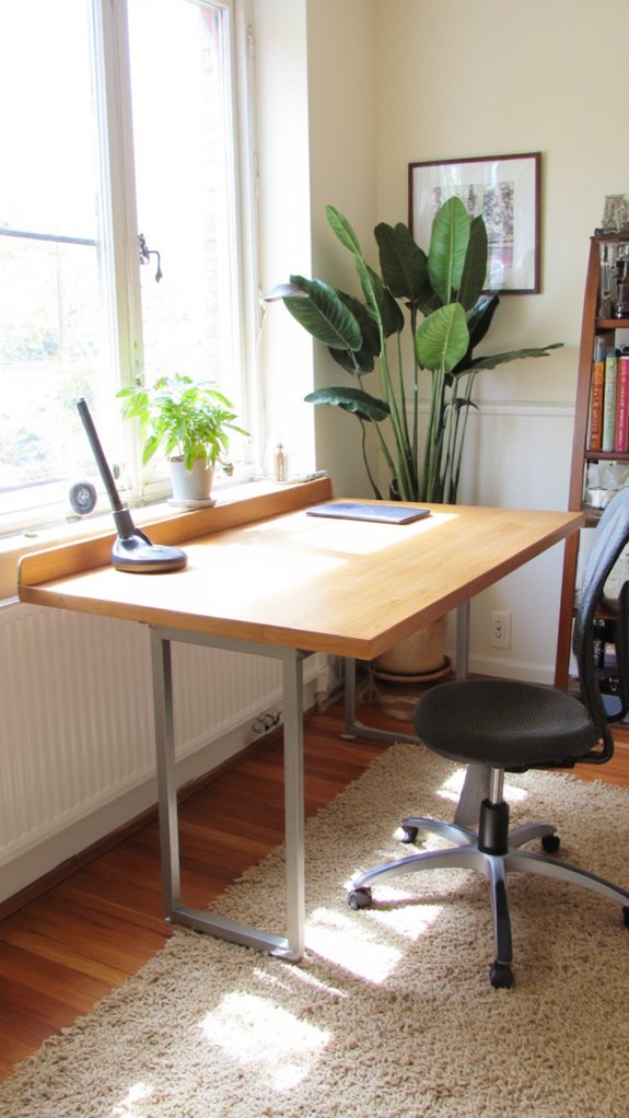 sleek minimalist desk design