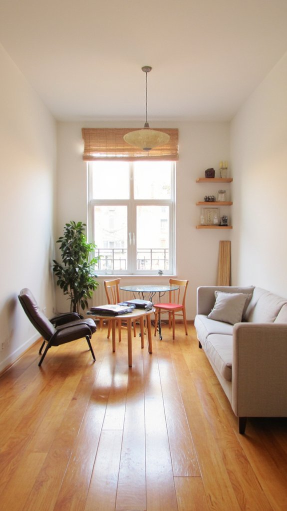 slim furniture for openness