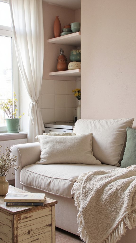 soft inviting color palette