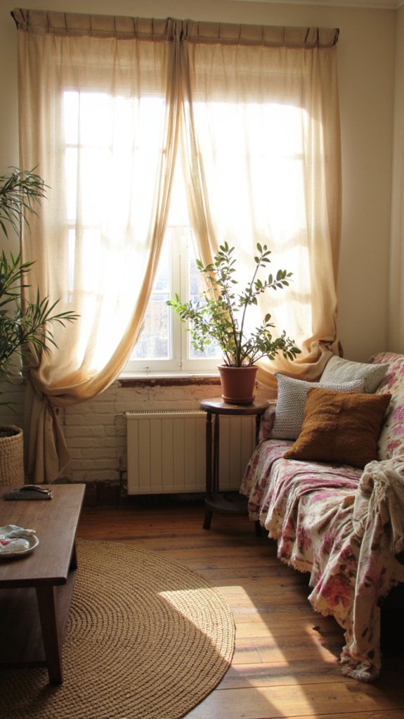 soft inviting window treatments