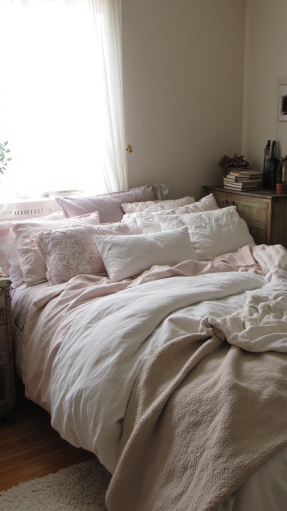 soft layered bedding comfort