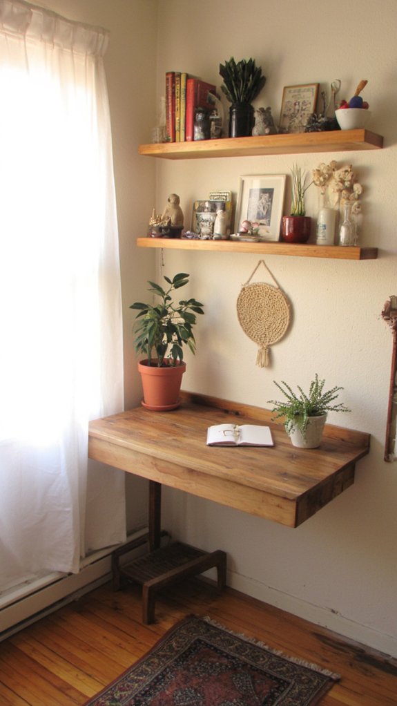 space saving functional workspace